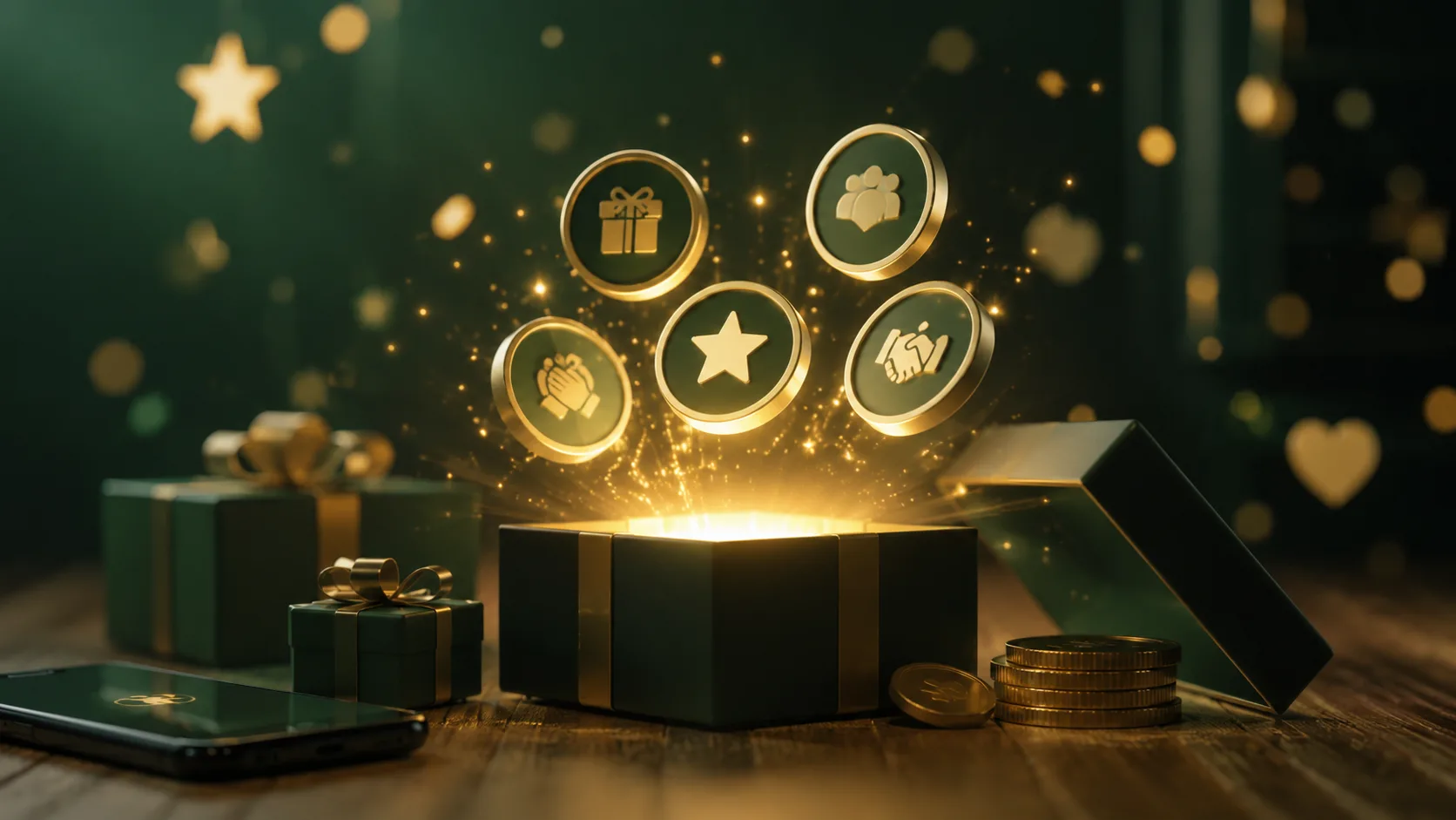 Earn and redeem rewards